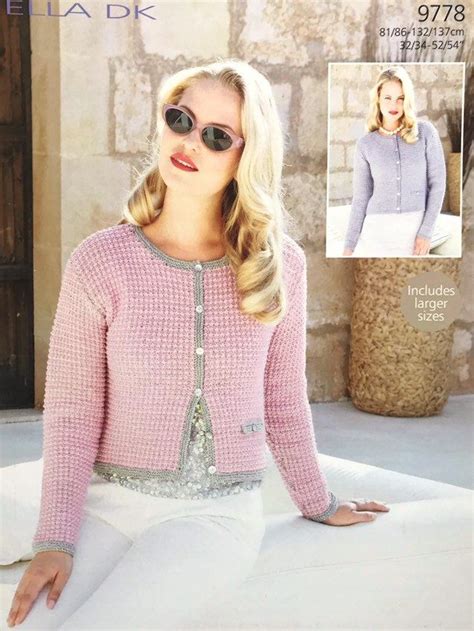 sewing pattern chanel style jacket|chanel style cardigan knitting pattern.